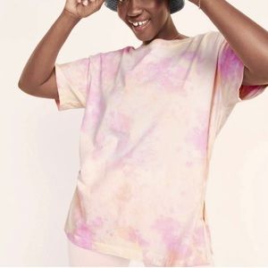Women’s Old Navy Oversized Vintage Tie-Dye Tunic Tee